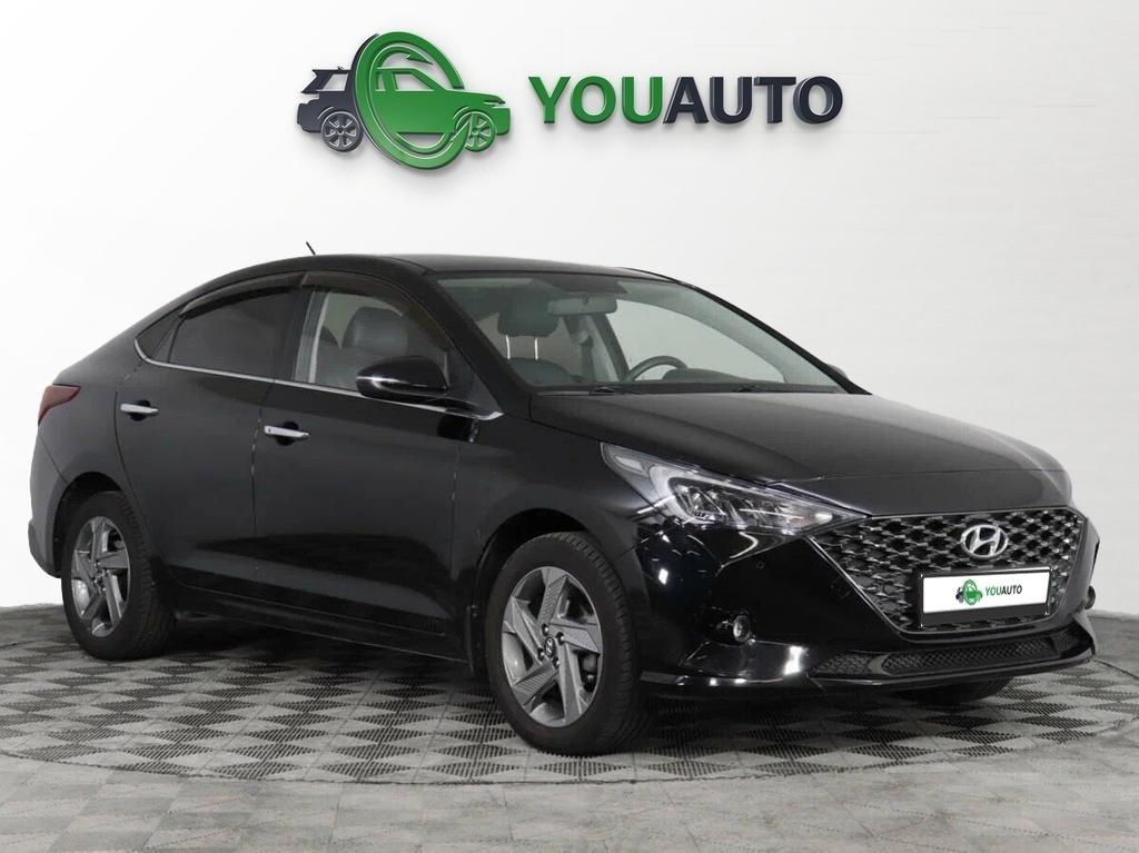 Hyundai Solaris 2022, черный