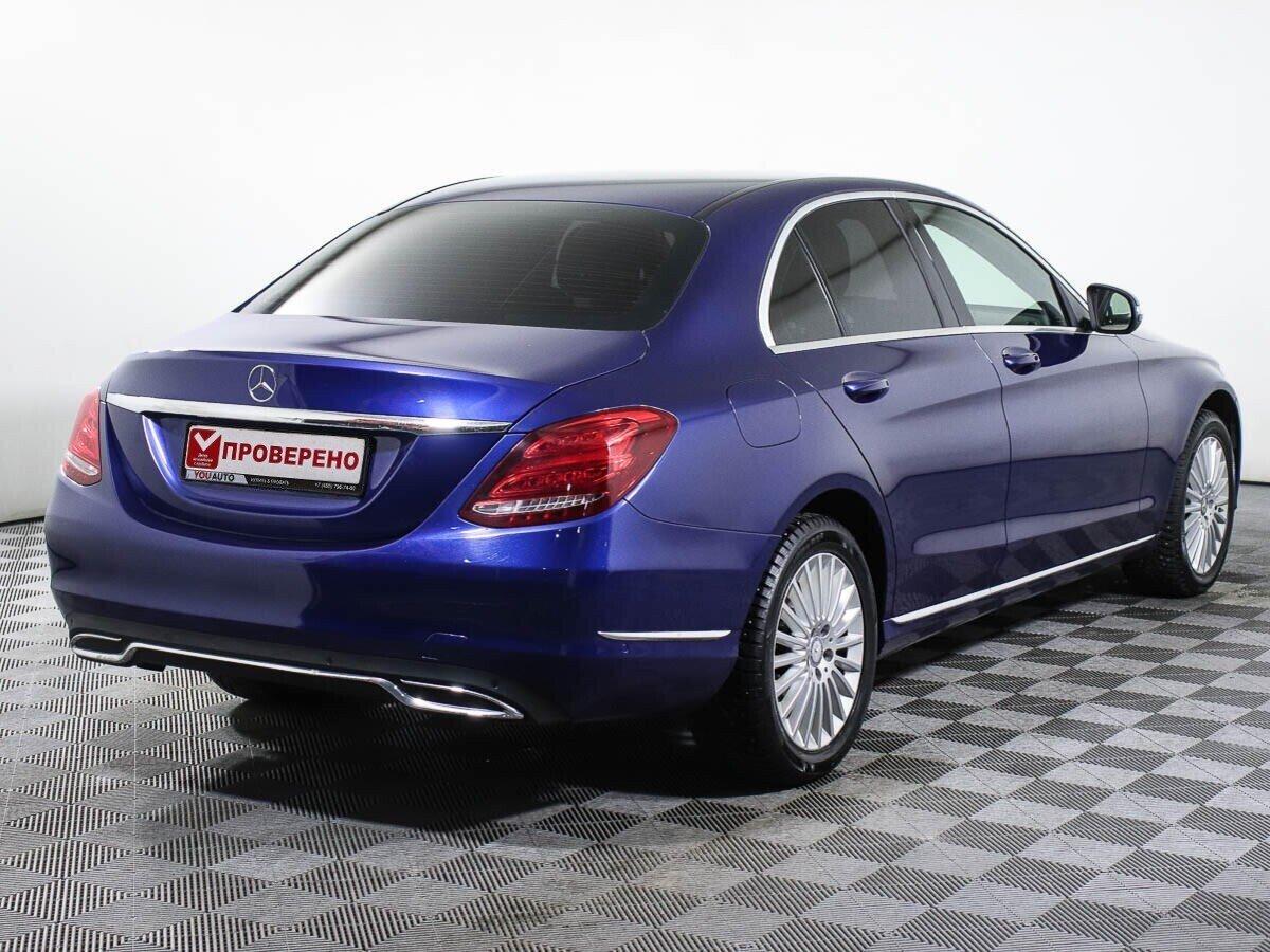 Mercedes-Benz C-Класс 2014, синий