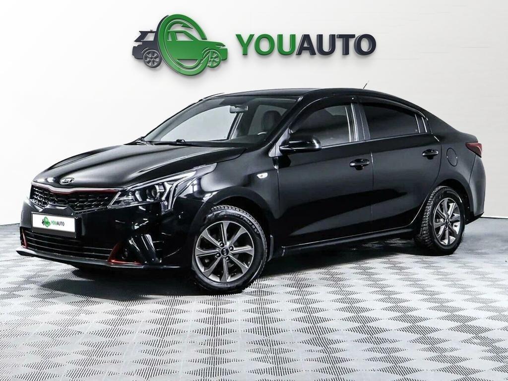 Kia Rio 2021, черный