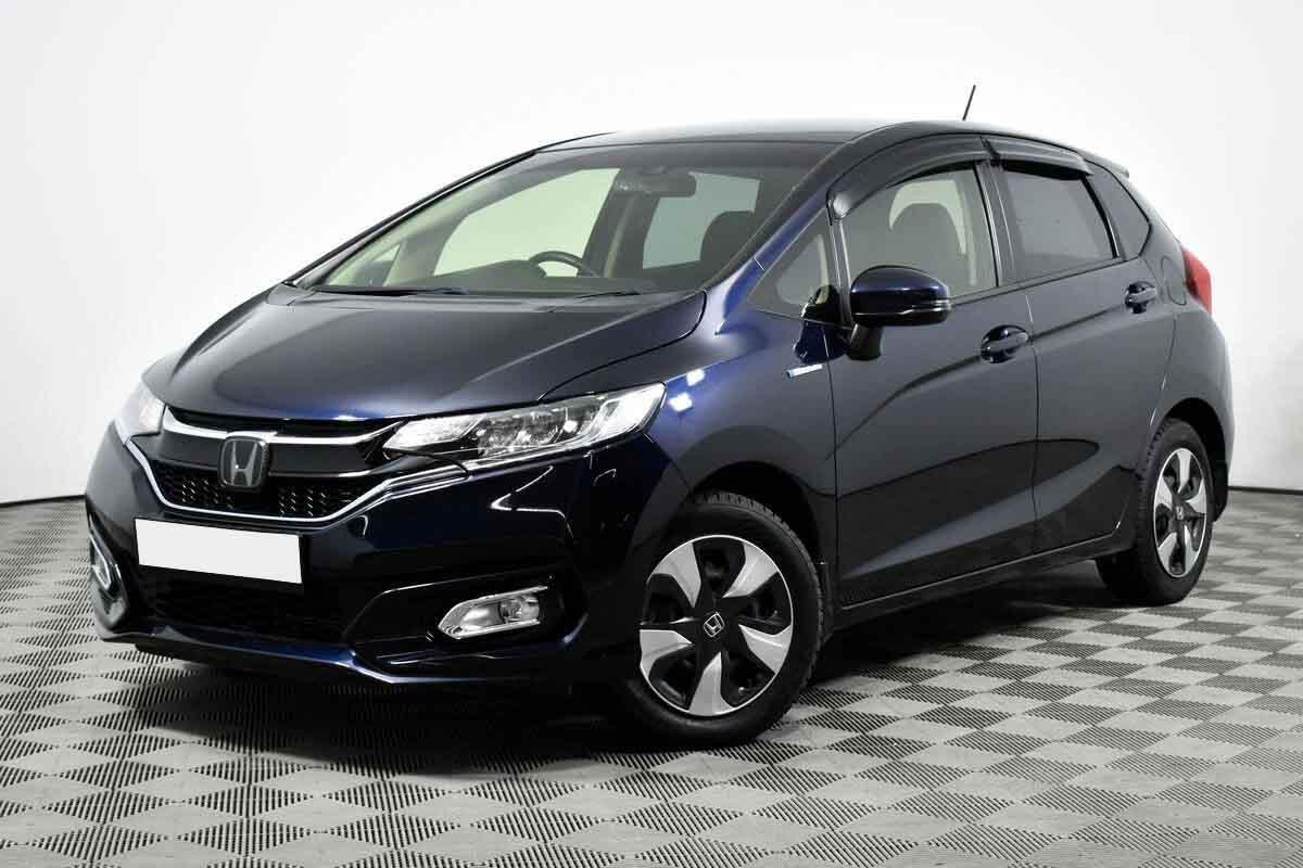 Honda Fit 2018, синий