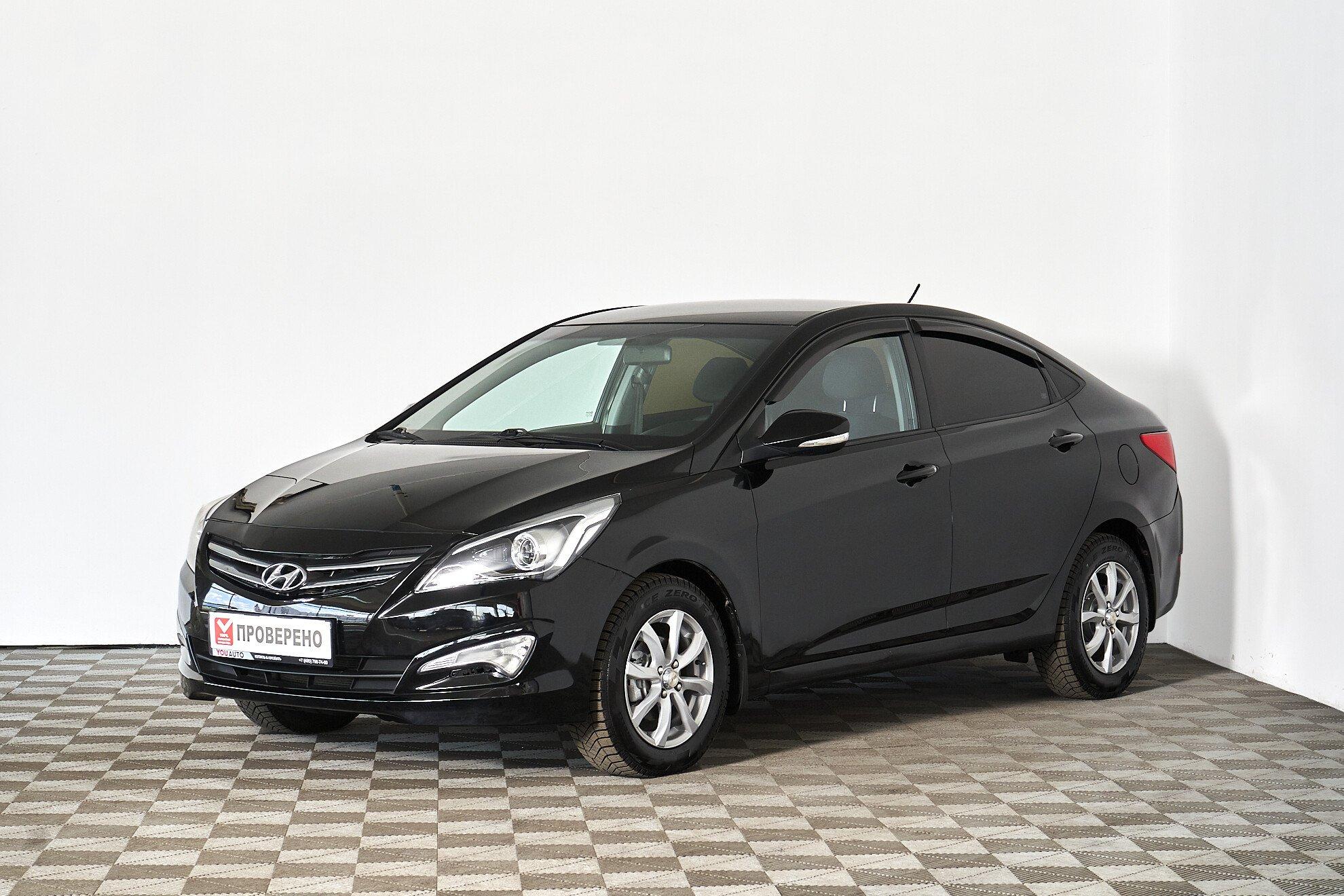 Hyundai Solaris 2014, черный