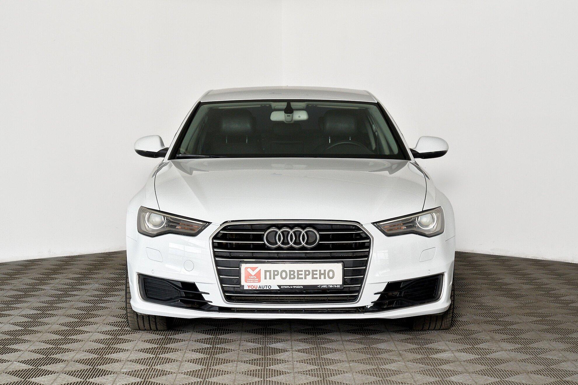 Audi A6 2014, белый
