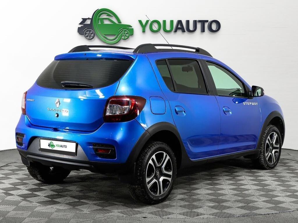Renault Sandero 2021, синий