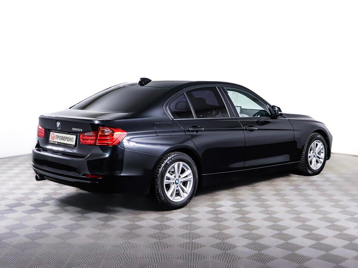 BMW 3 серии 2015, черный