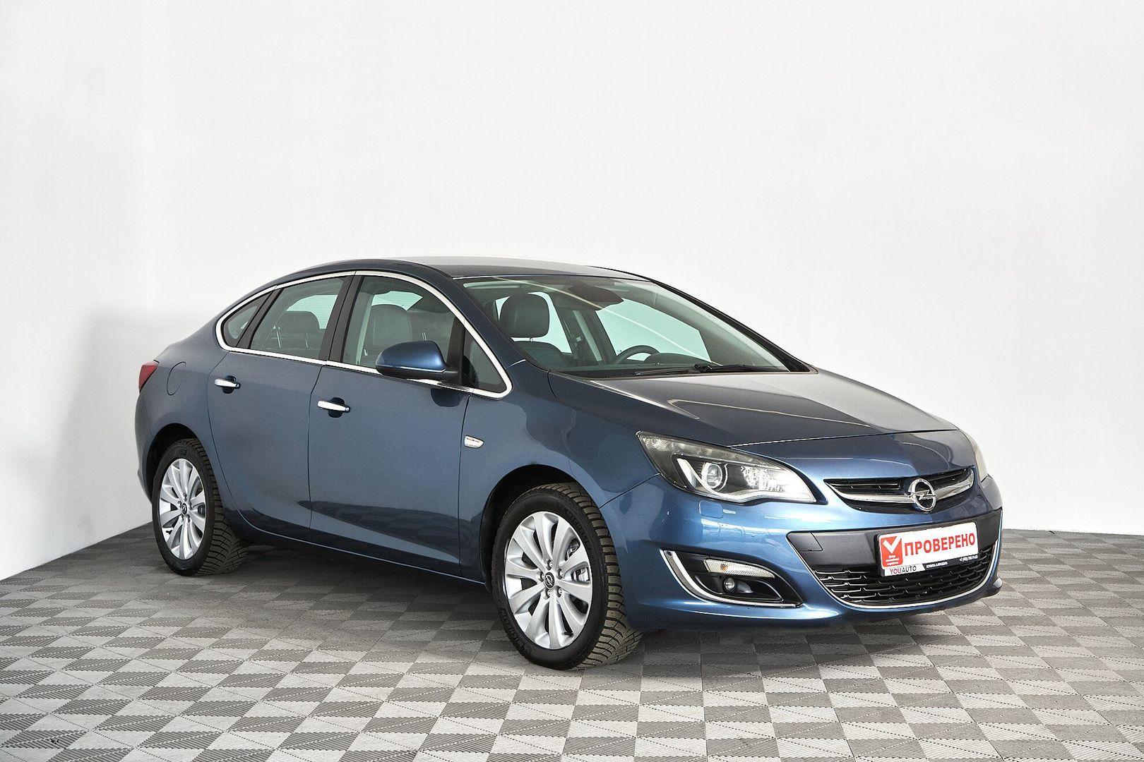 Opel Astra 2014, синий
