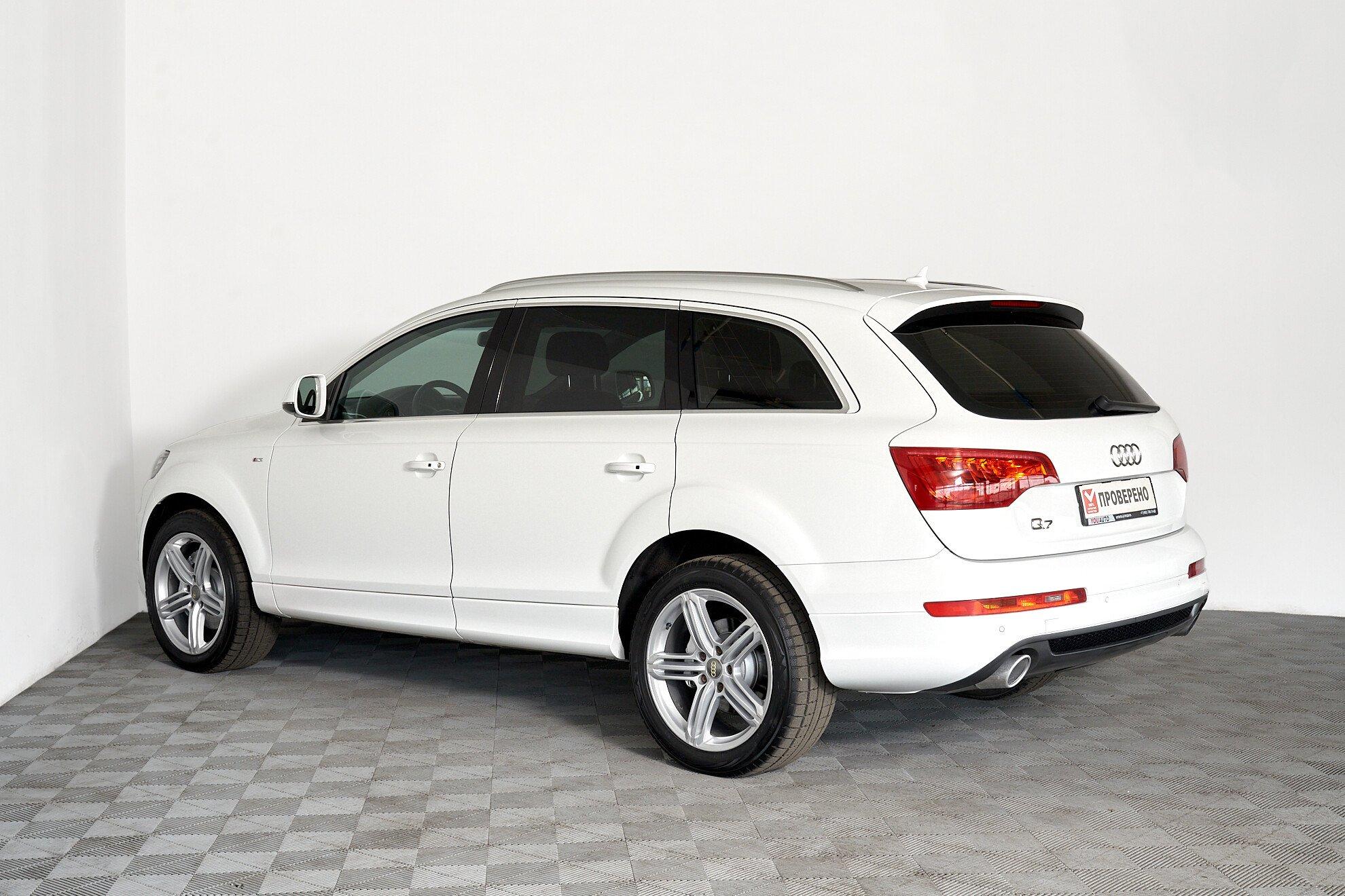 Audi Q7 2014, белый
