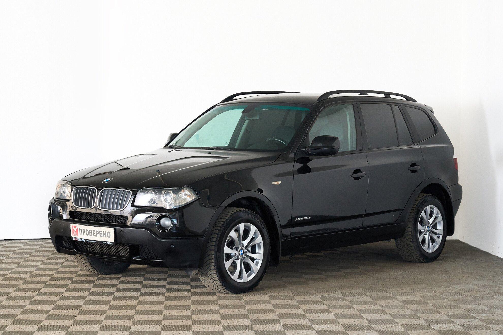 BMW X3 2010, черный