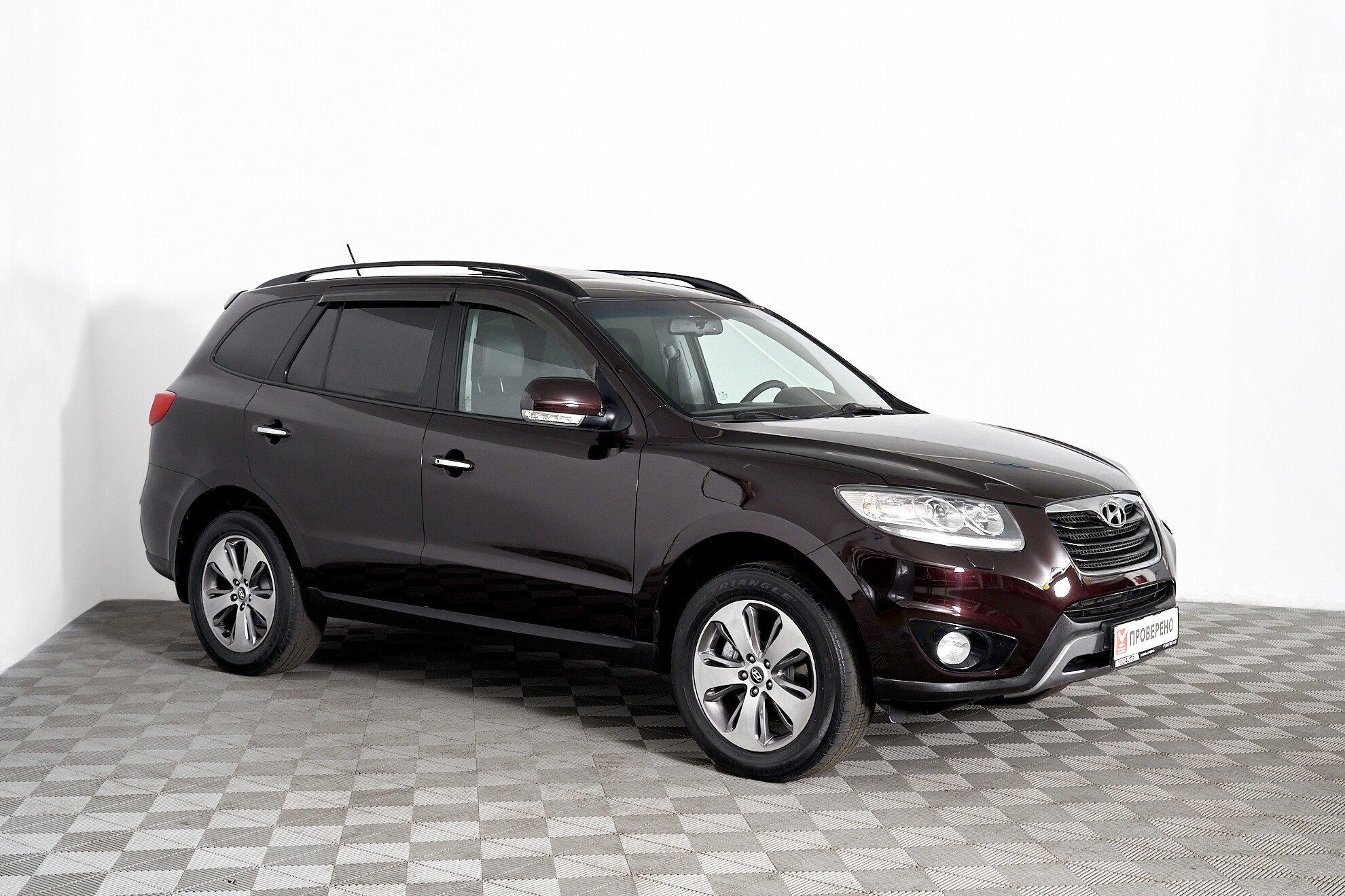 Hyundai Santa Fe 2012, фиолетовый