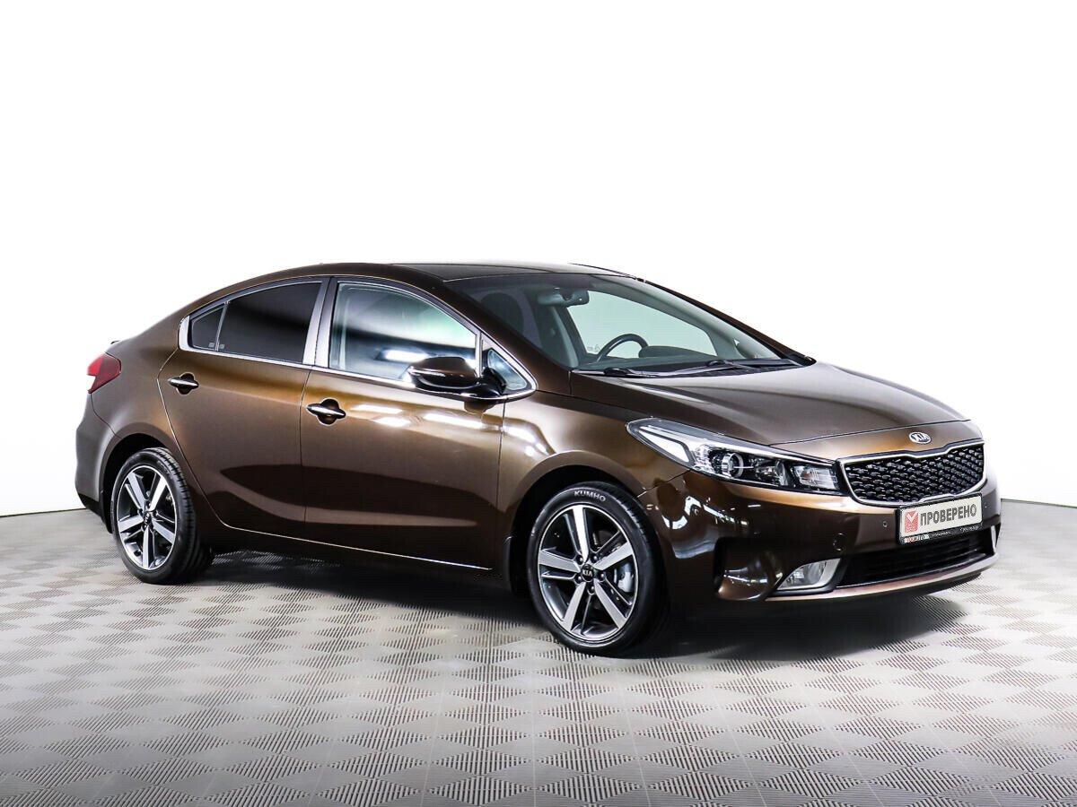 Kia Cerato 2018, коричневый