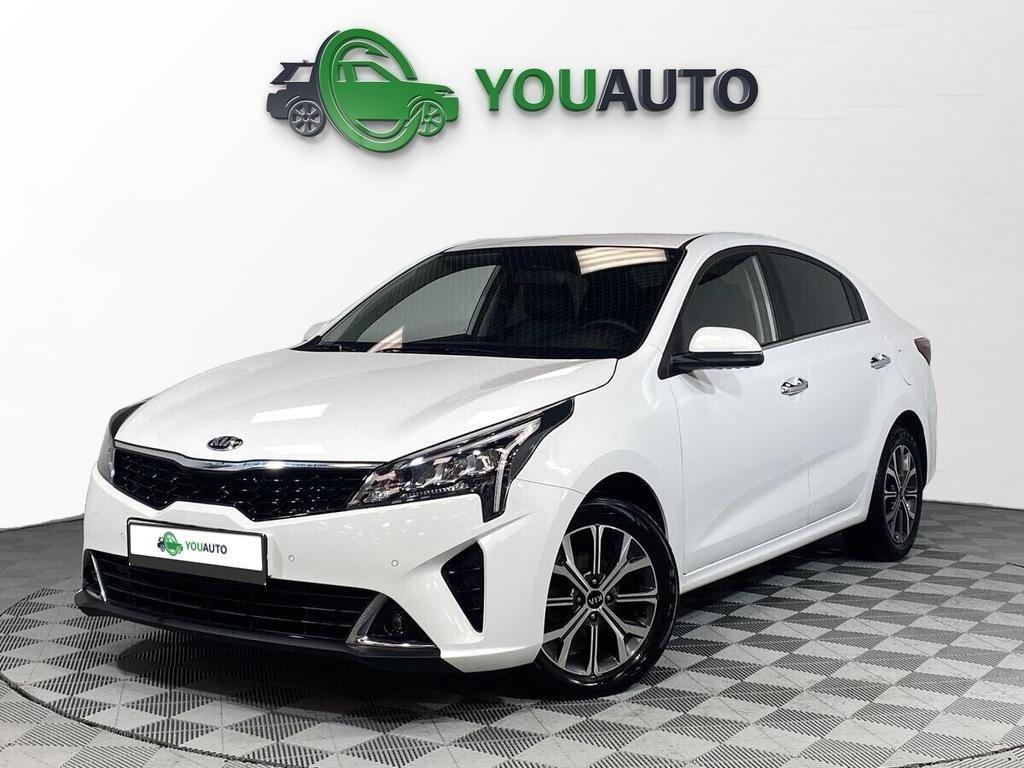 Kia Rio 2021, белый