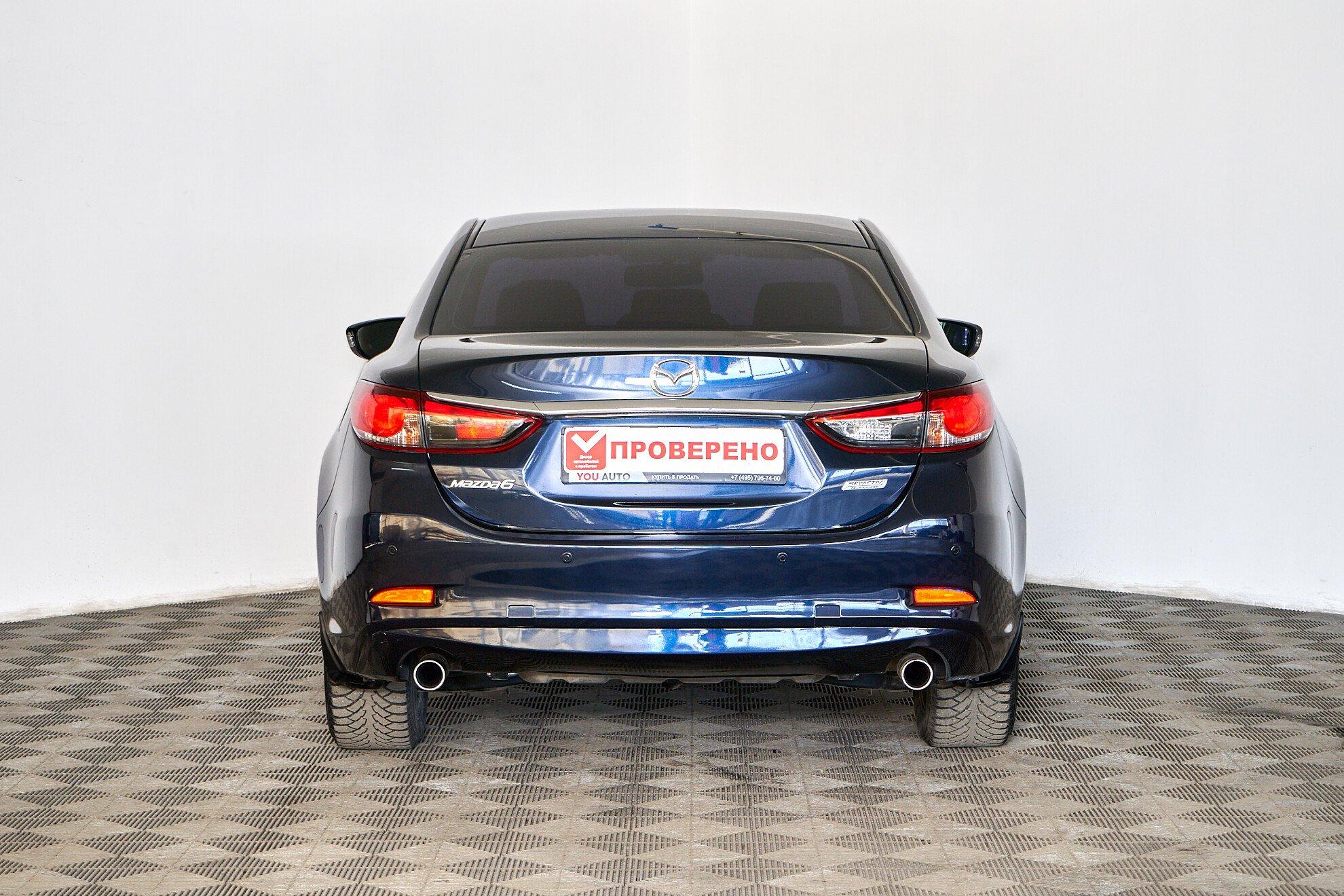Mazda 6 2014, синий