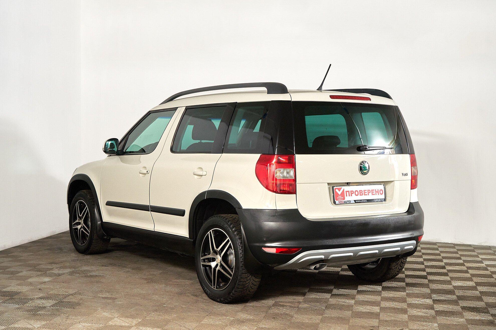 Skoda Yeti 2014, белый