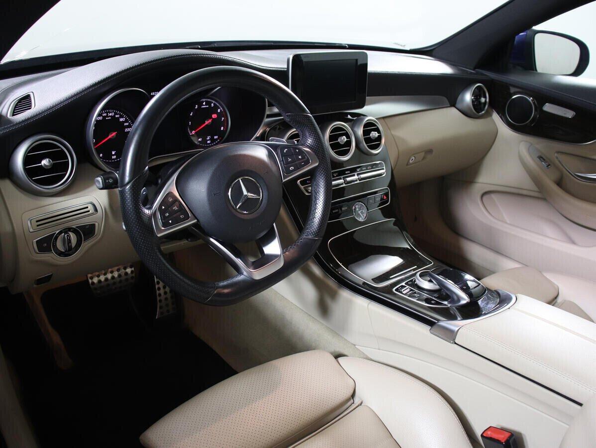 Mercedes-Benz C-Класс 2015, синий