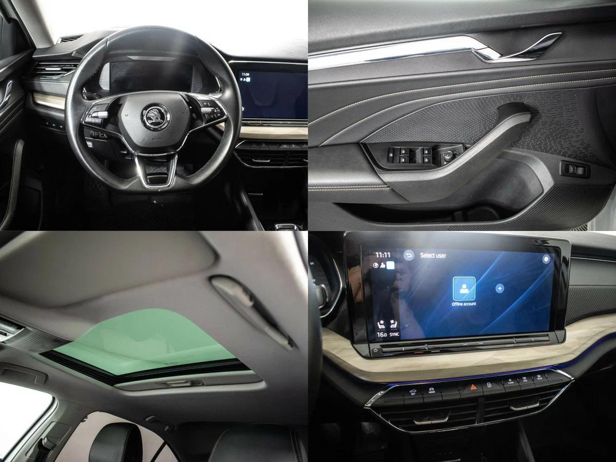 Skoda Octavia 2022, белый