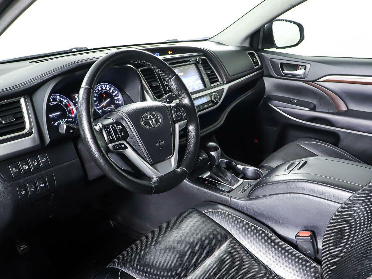 Toyota Highlander 2015, черный