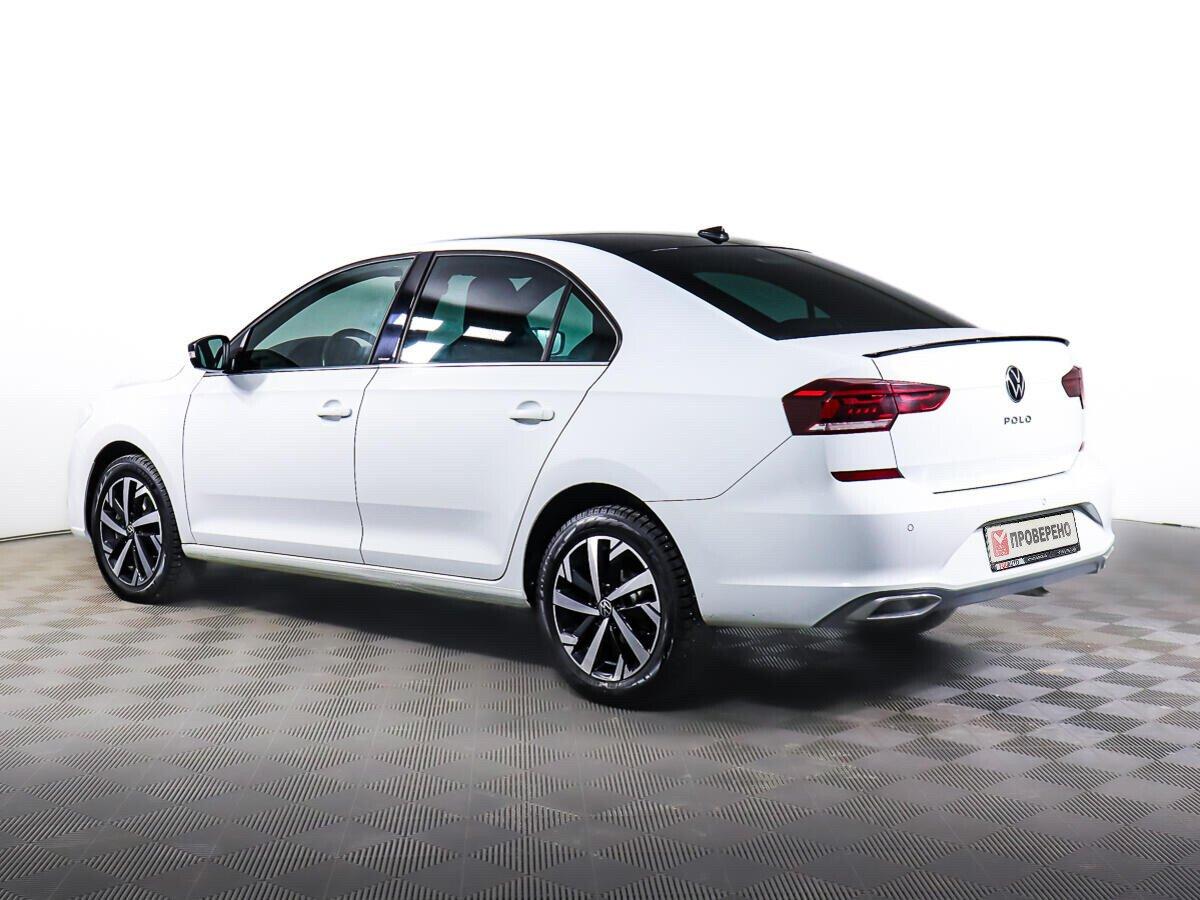 Volkswagen Polo 2022, белый