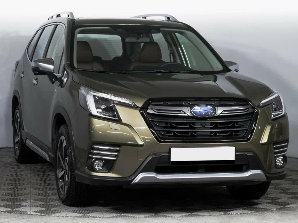 Subaru Forester 2021, зеленый
