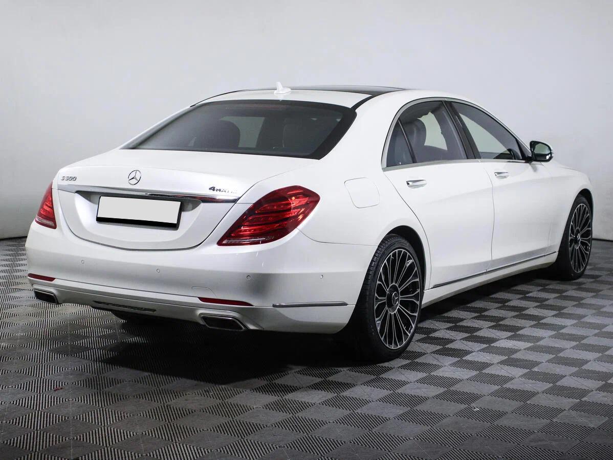 Mercedes-Benz S-Класс 2015, белый