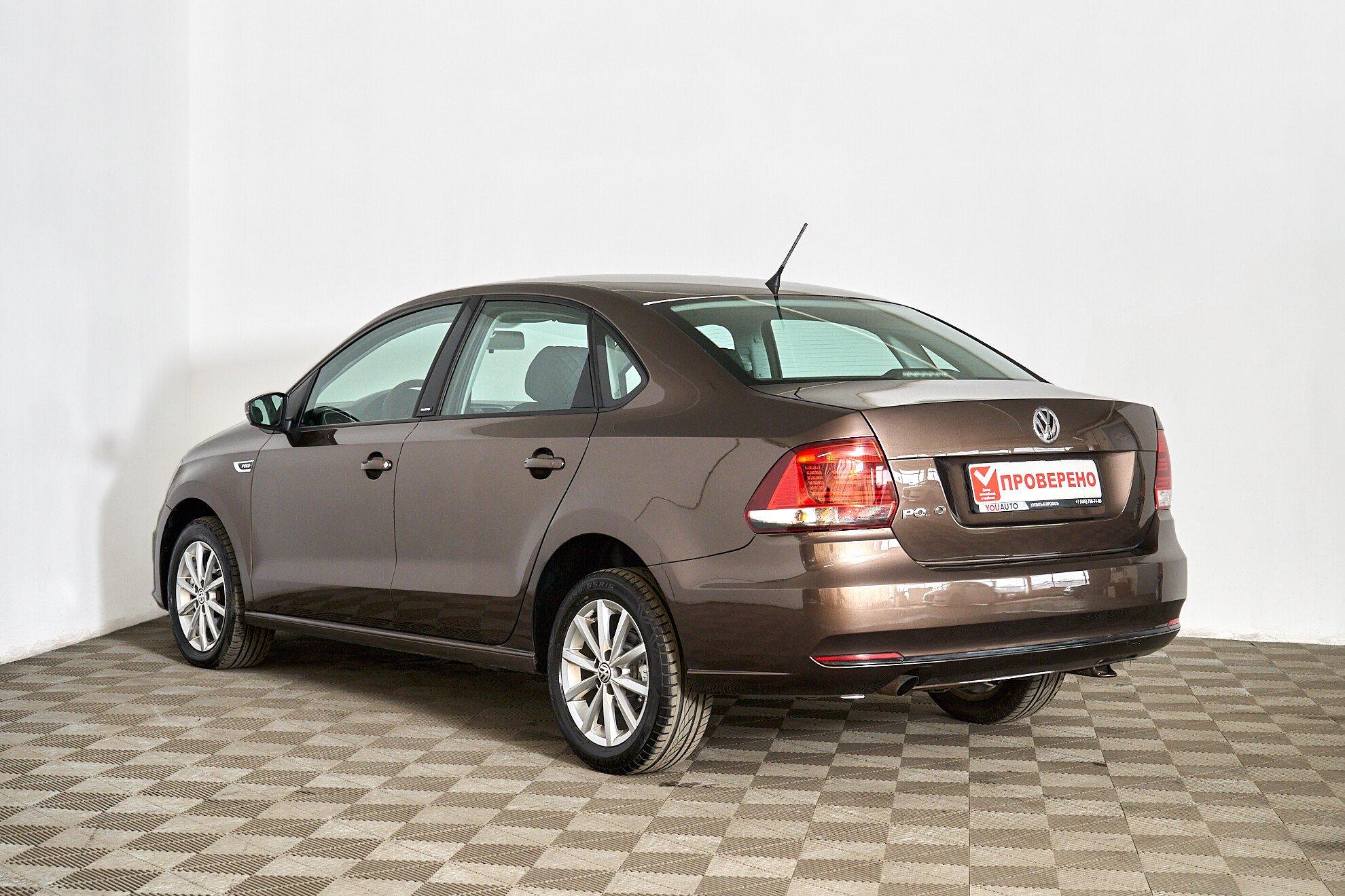 Volkswagen Polo 2019, коричневый