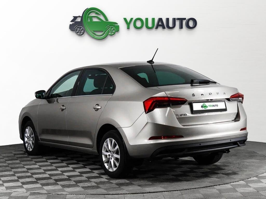 Skoda Rapid 2021, коричневый