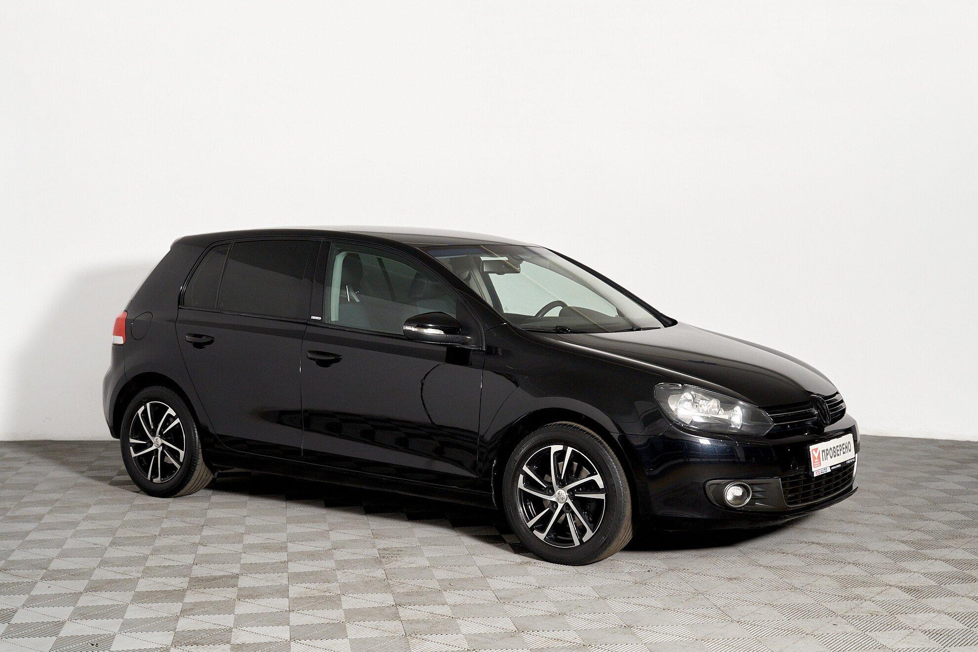 Volkswagen Golf 2012, черный