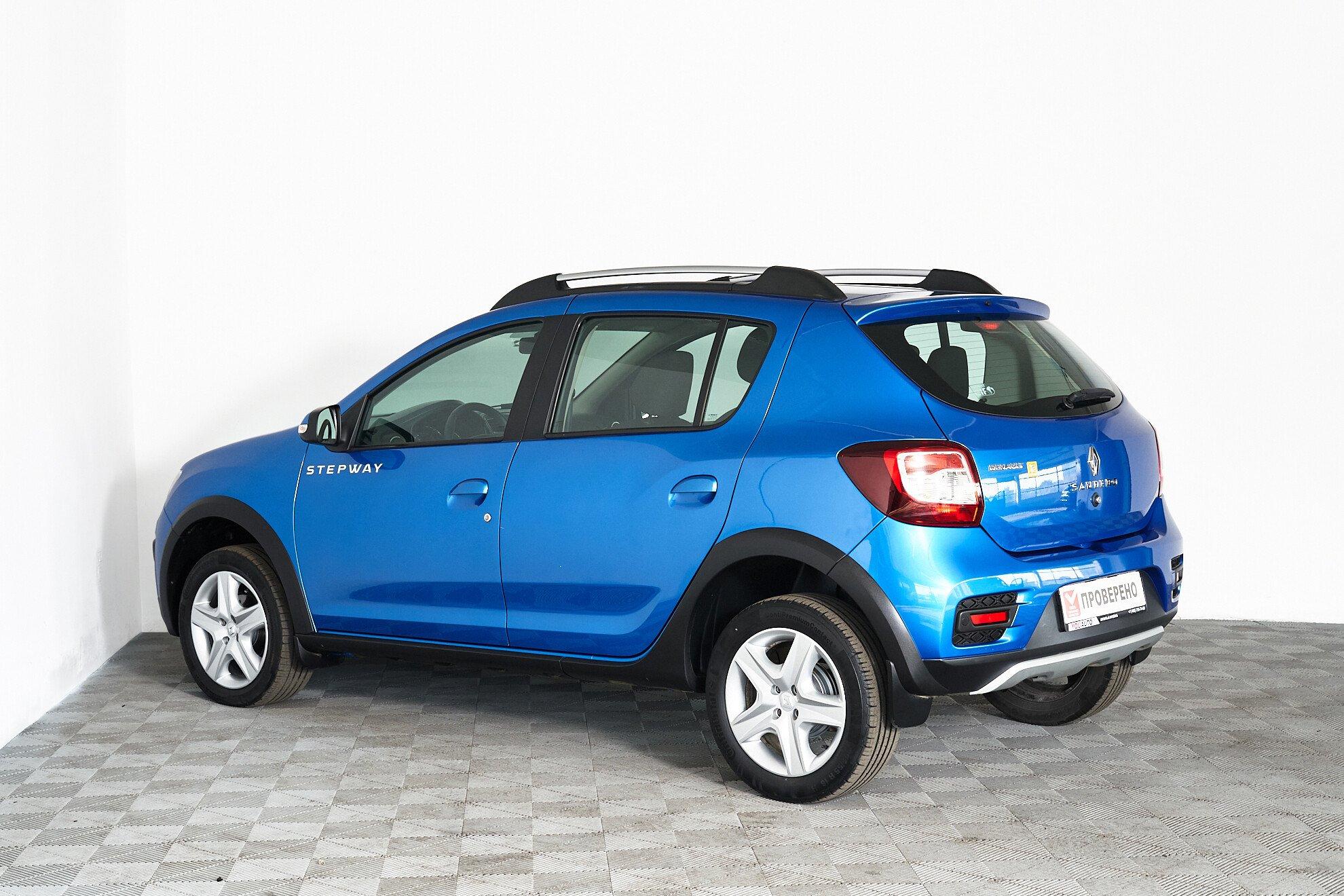 Renault Sandero 2018, синий