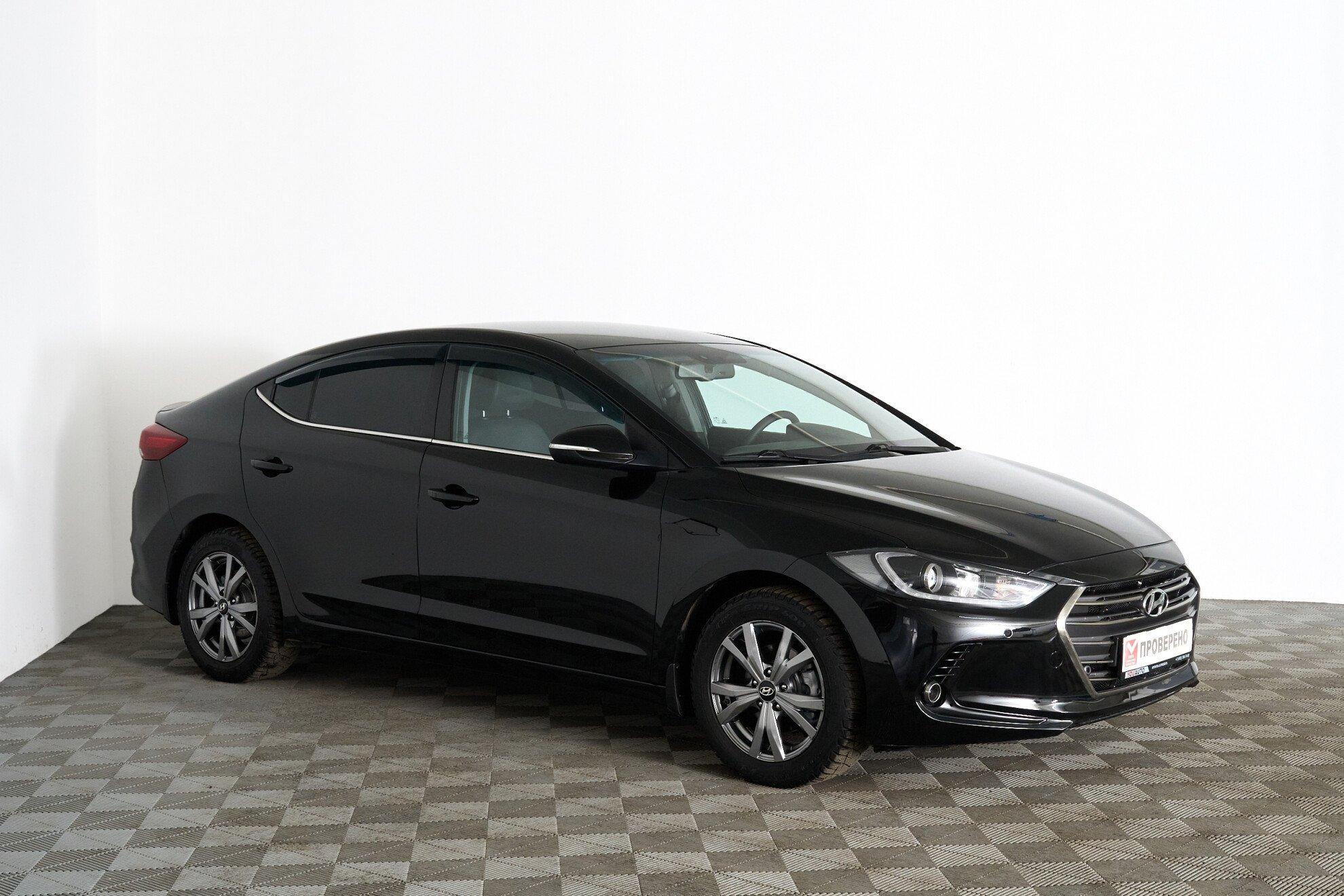 Hyundai Elantra 2016, черный