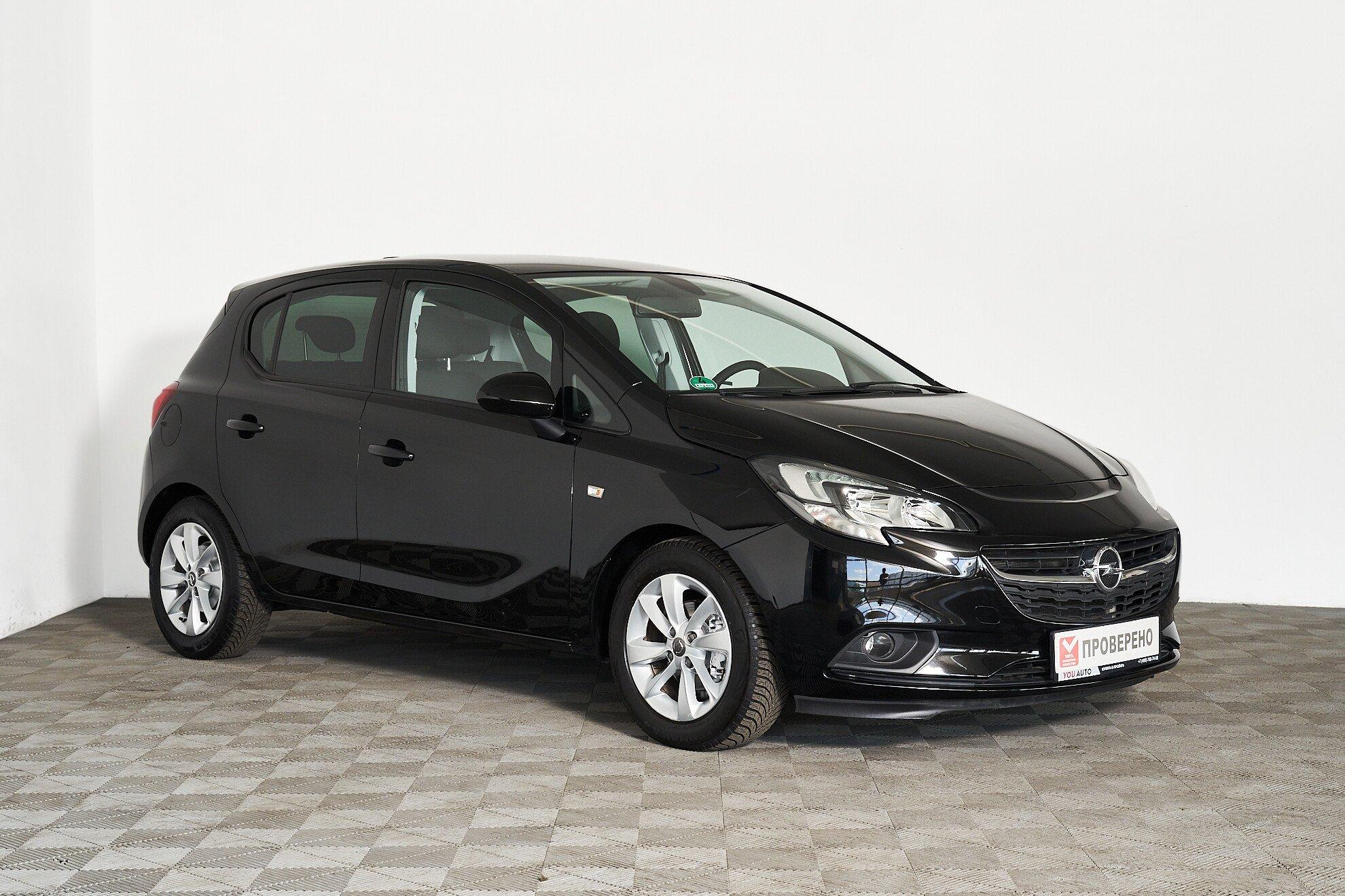 Opel Corsa 2018, черный