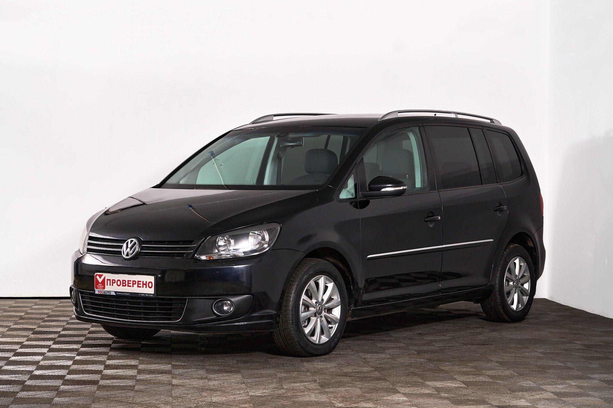 Volkswagen Touran 2012, черный