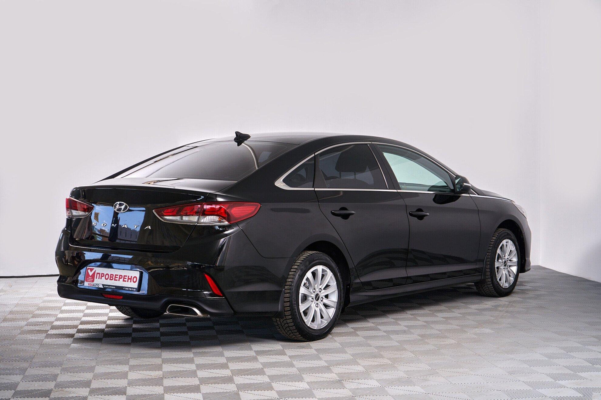 Hyundai Sonata 2019, черный