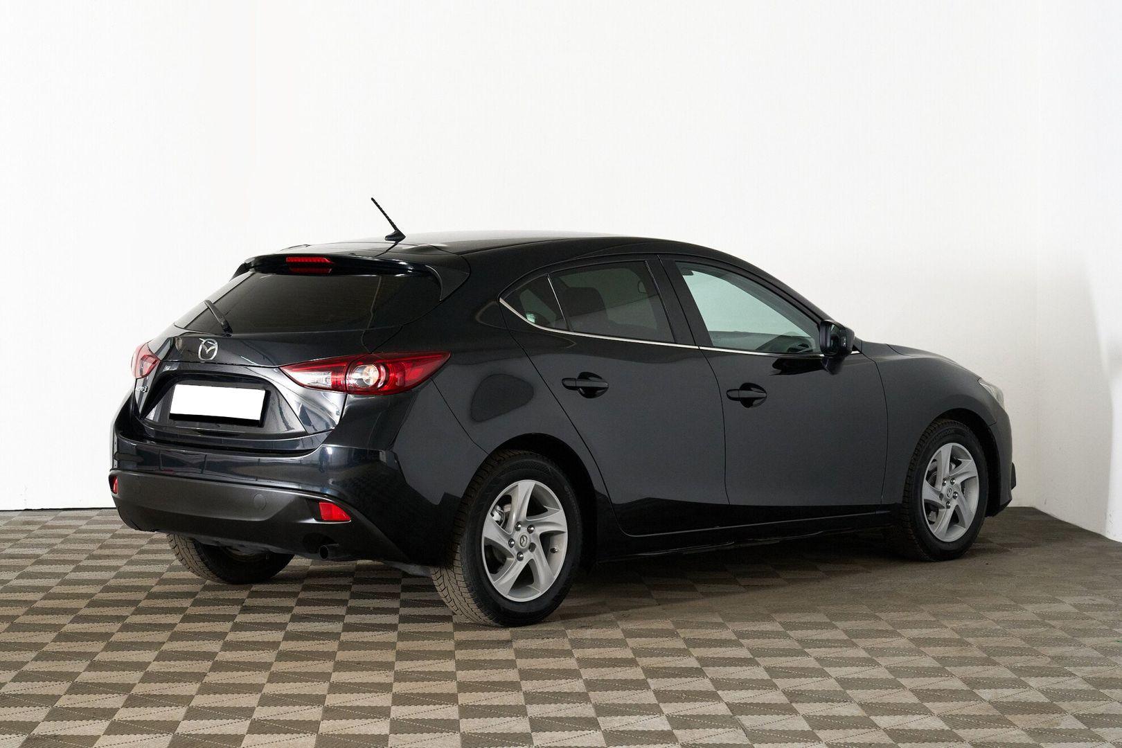 Mazda 3 2014, черный