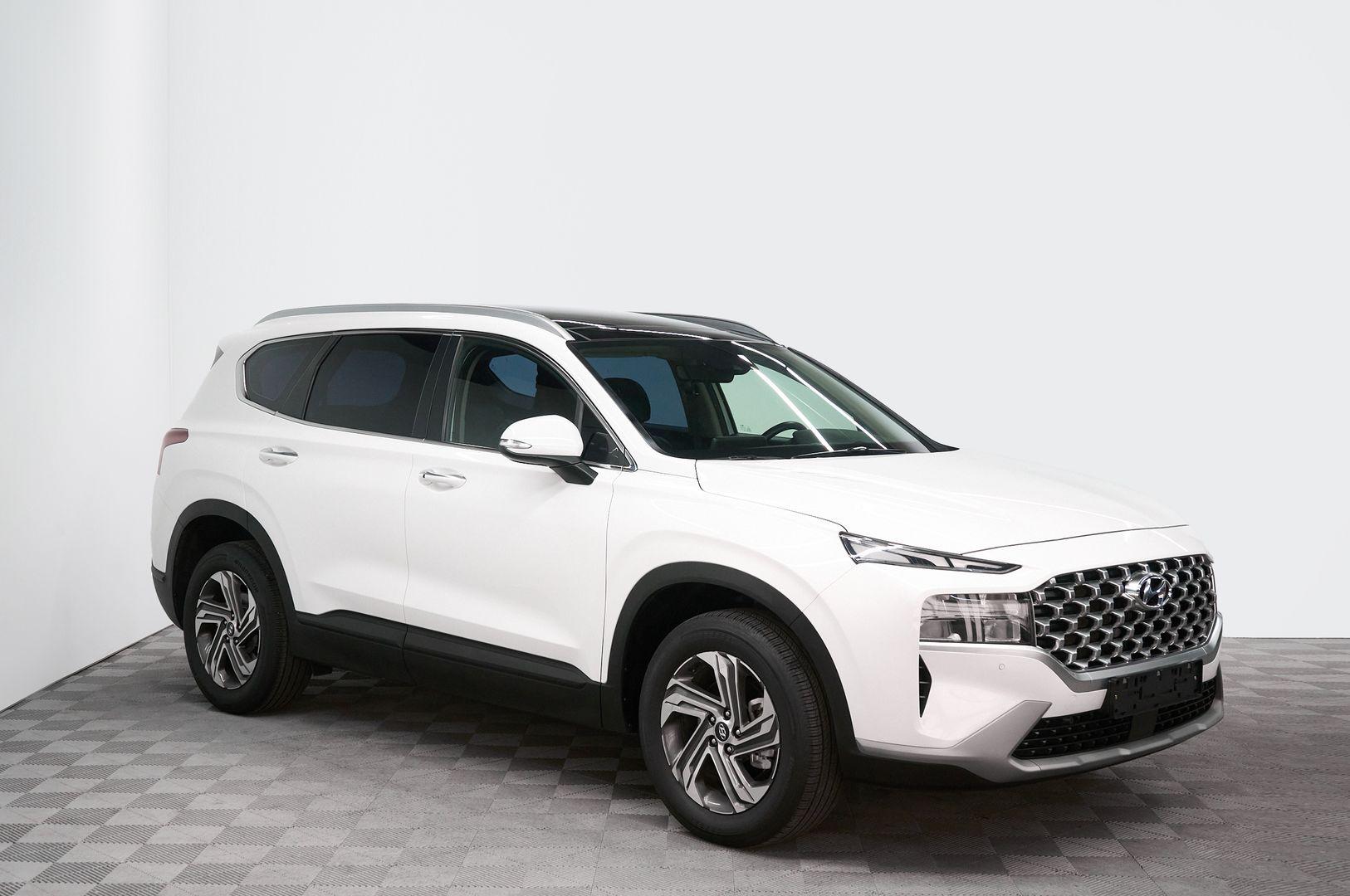 Hyundai Santa Fe 2020, белый