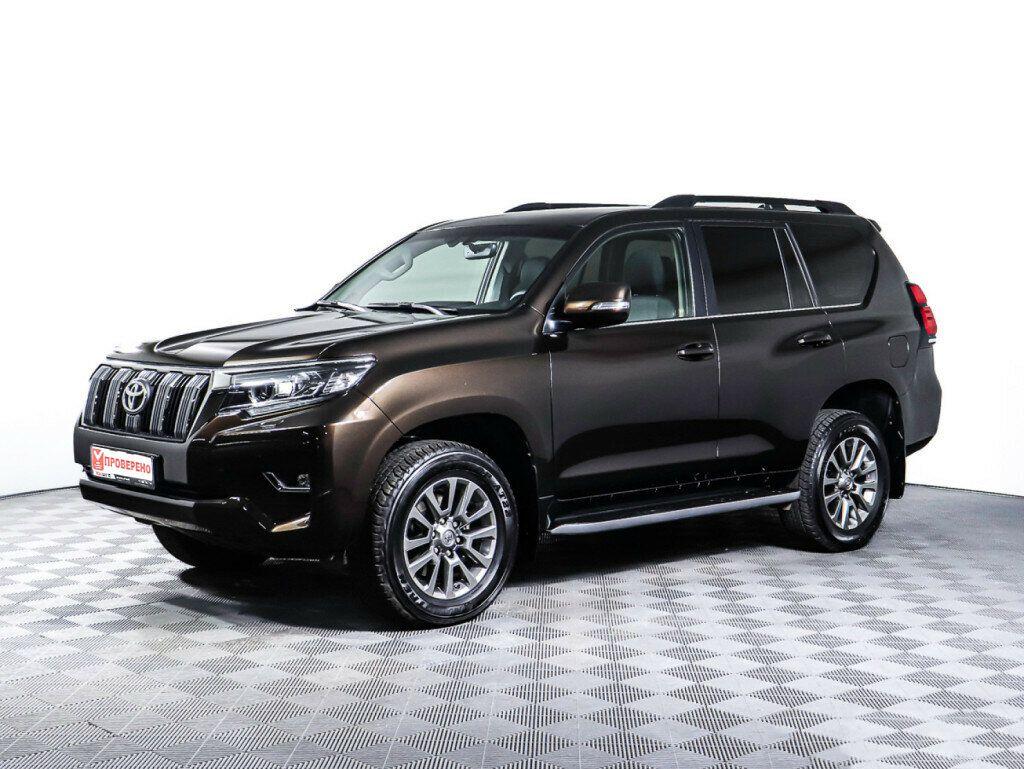 Toyota Land Cruiser Prado 2019, коричневый