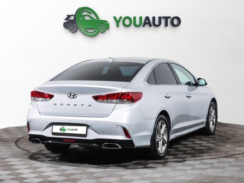 Hyundai Sonata 2018, серебряный