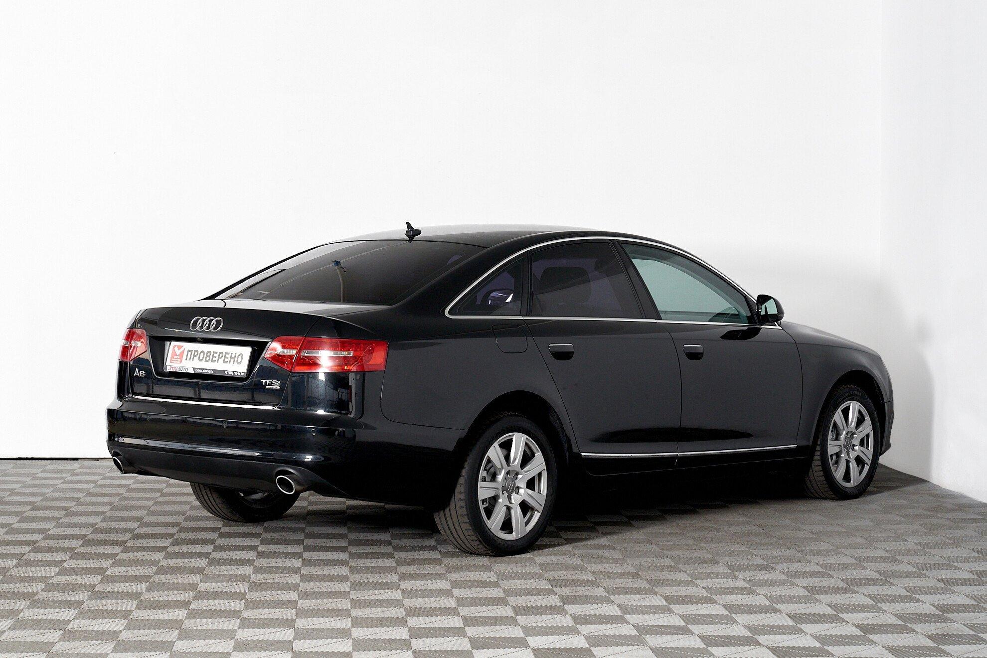 Audi A6 2010, черный