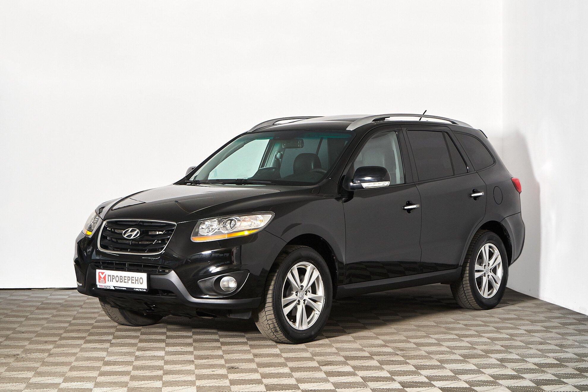 Hyundai Santa Fe 2011, черный