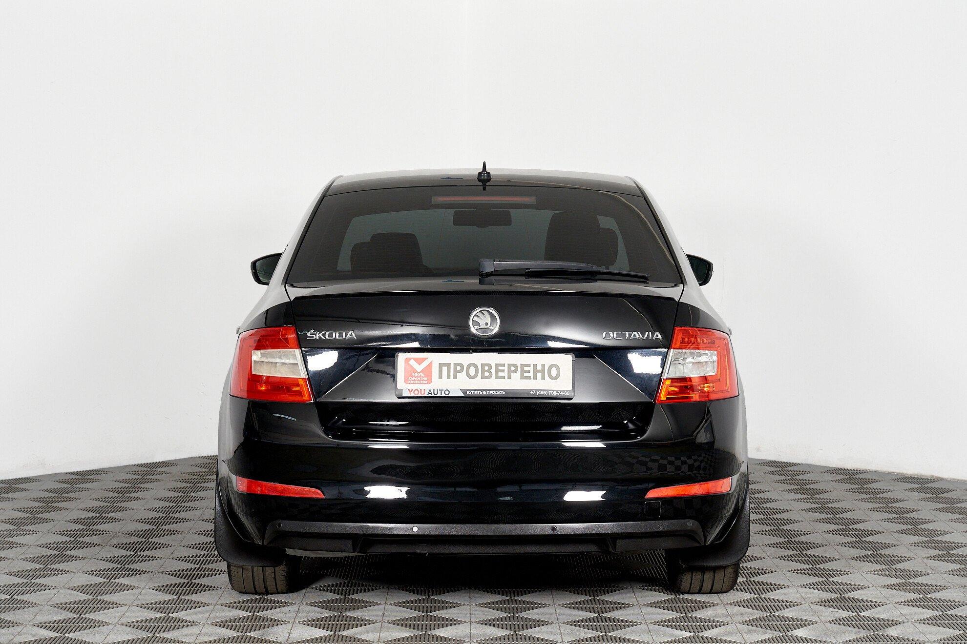 Skoda Octavia 2014, черный