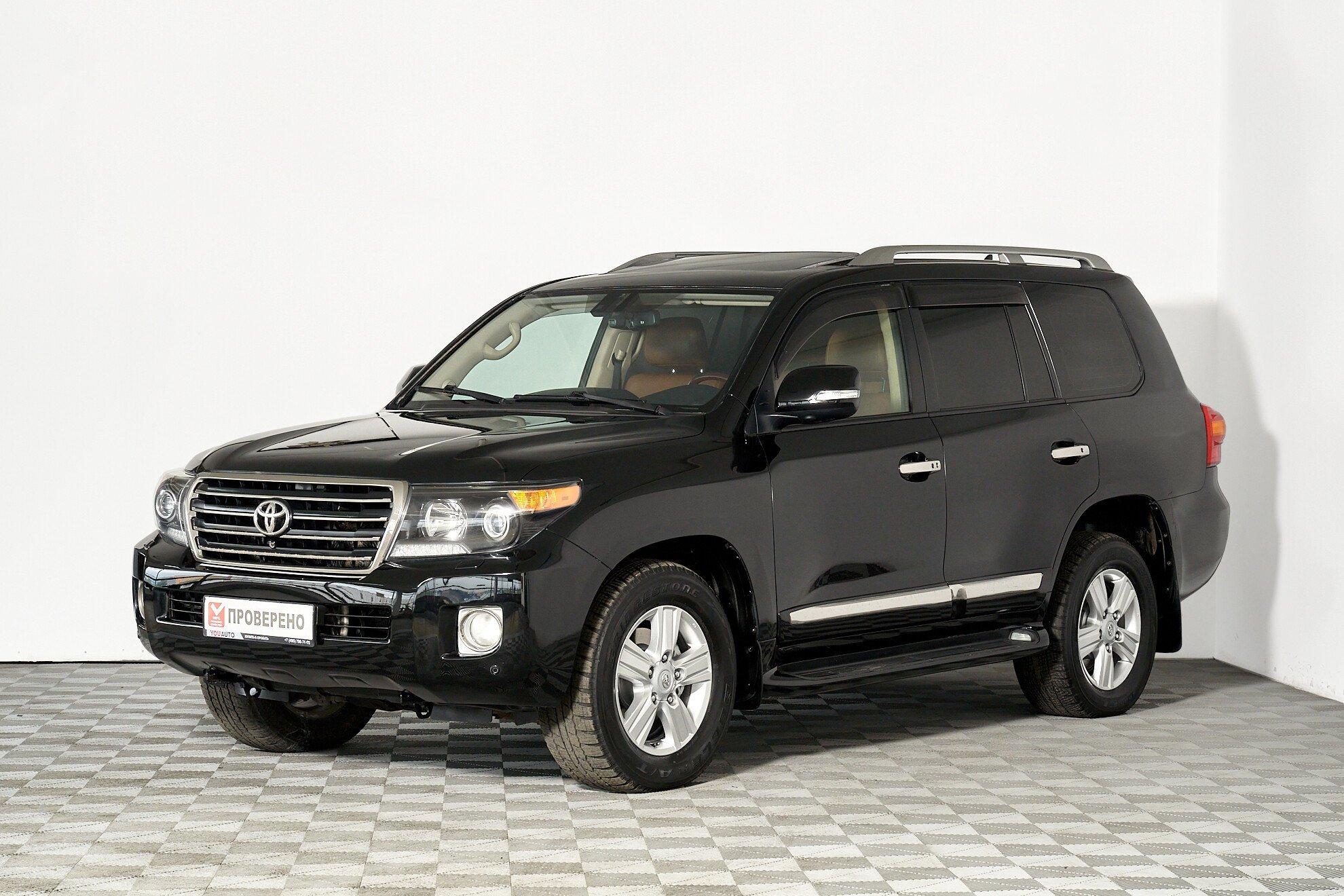 Toyota Land Cruiser 2014, черный