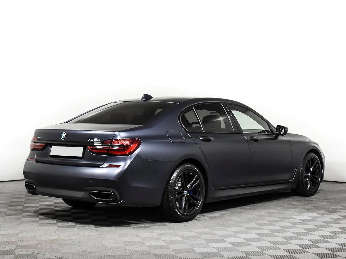 BMW 7 серии 2018, черный