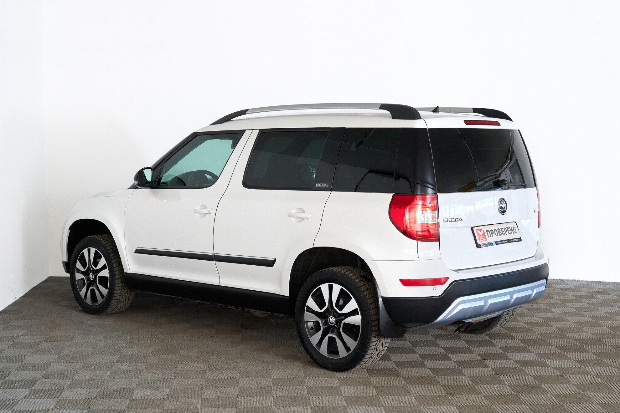 Skoda Yeti 2015, белый
