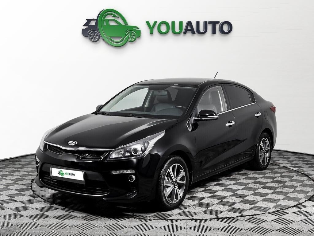 Kia Rio 2019, черный