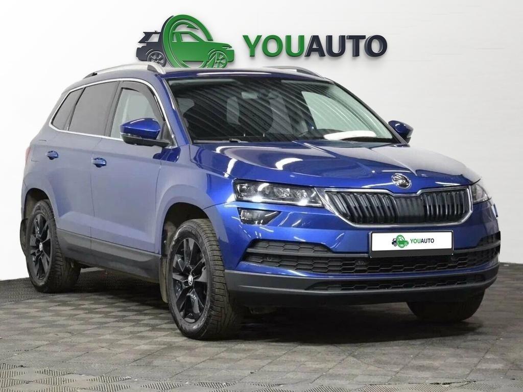 Skoda Karoq 2021, синий