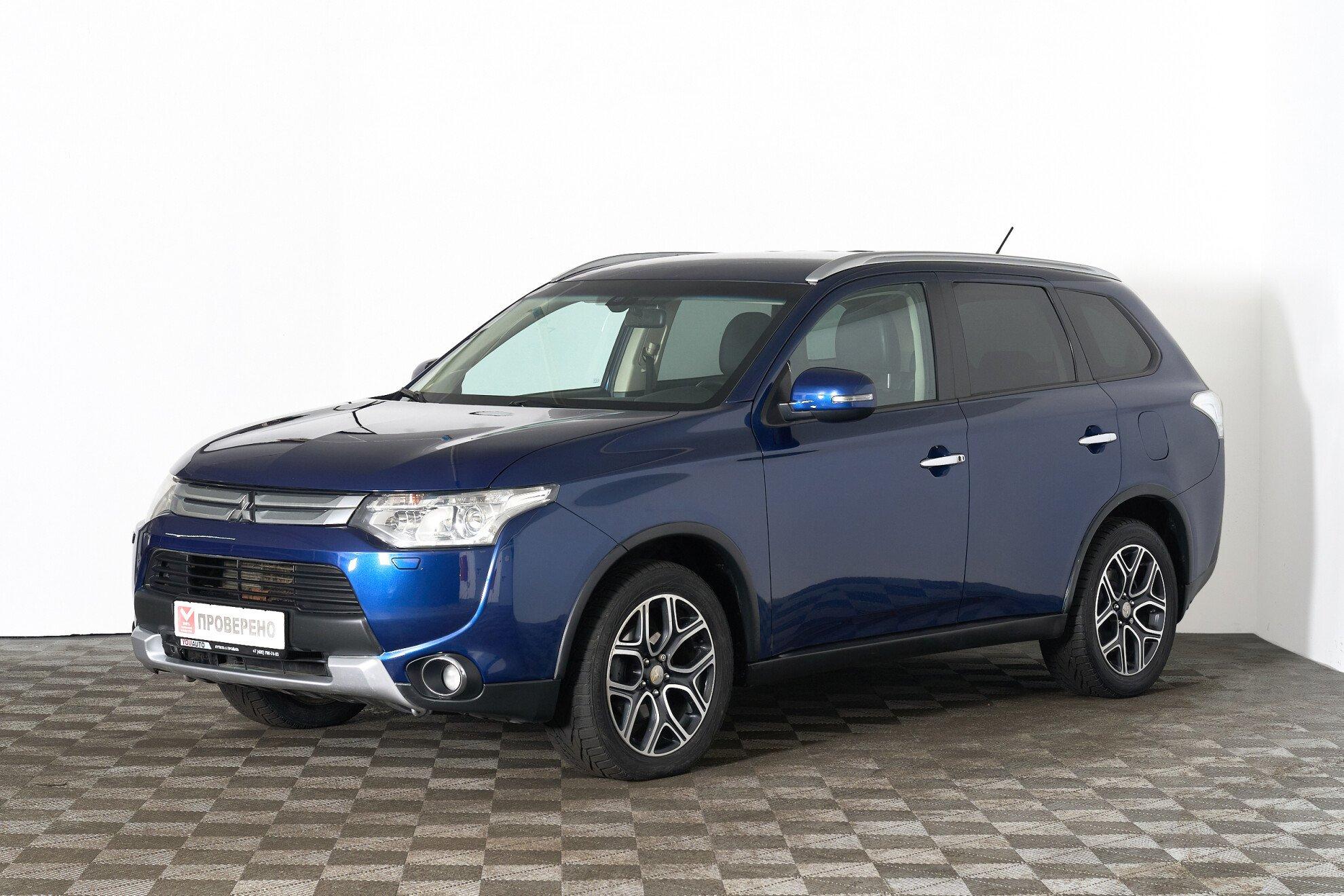 Mitsubishi Outlander 2014, синий