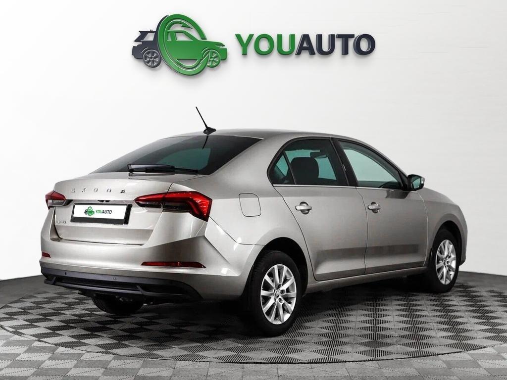 Skoda Rapid 2021, коричневый