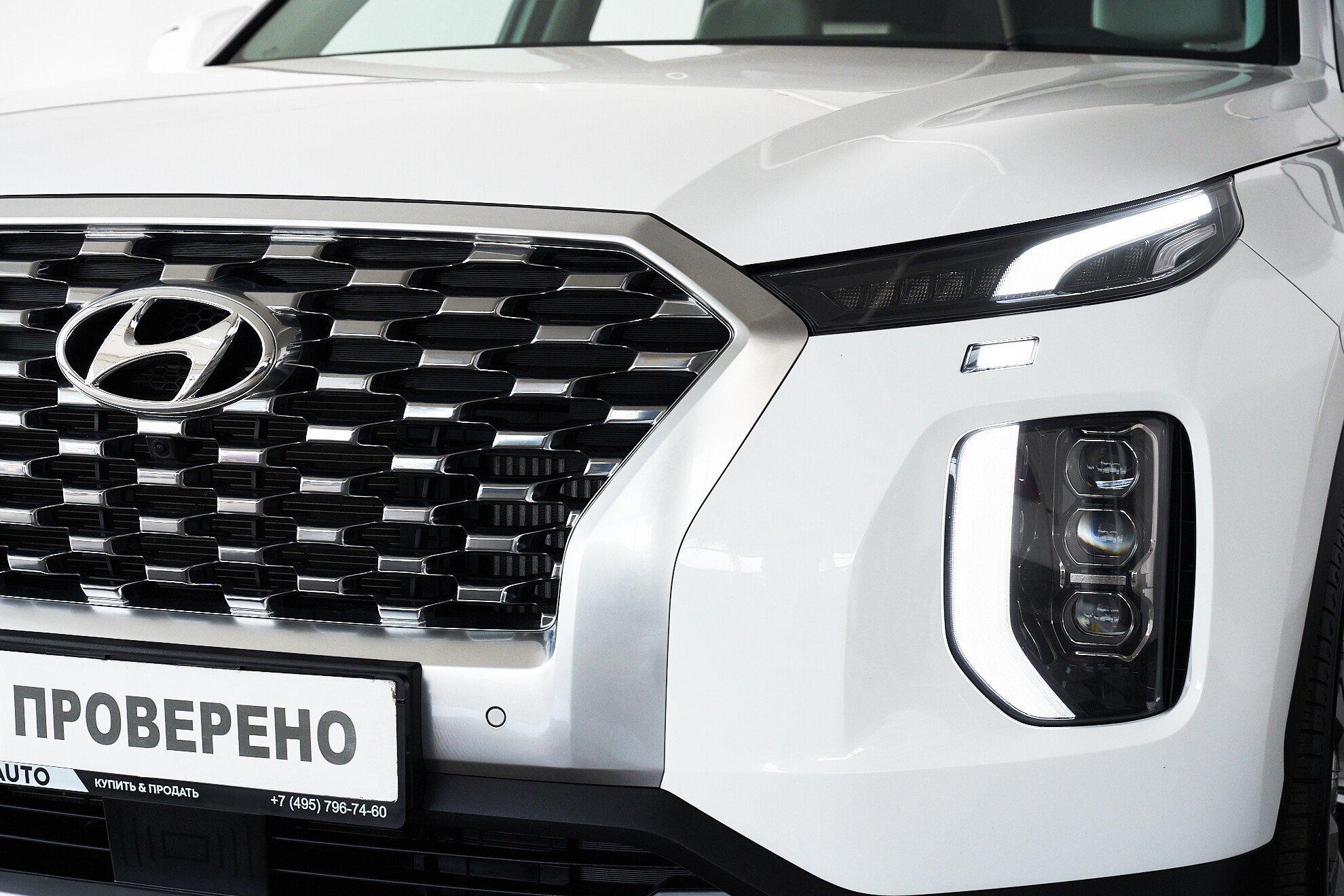 Hyundai Palisade 2021, белый