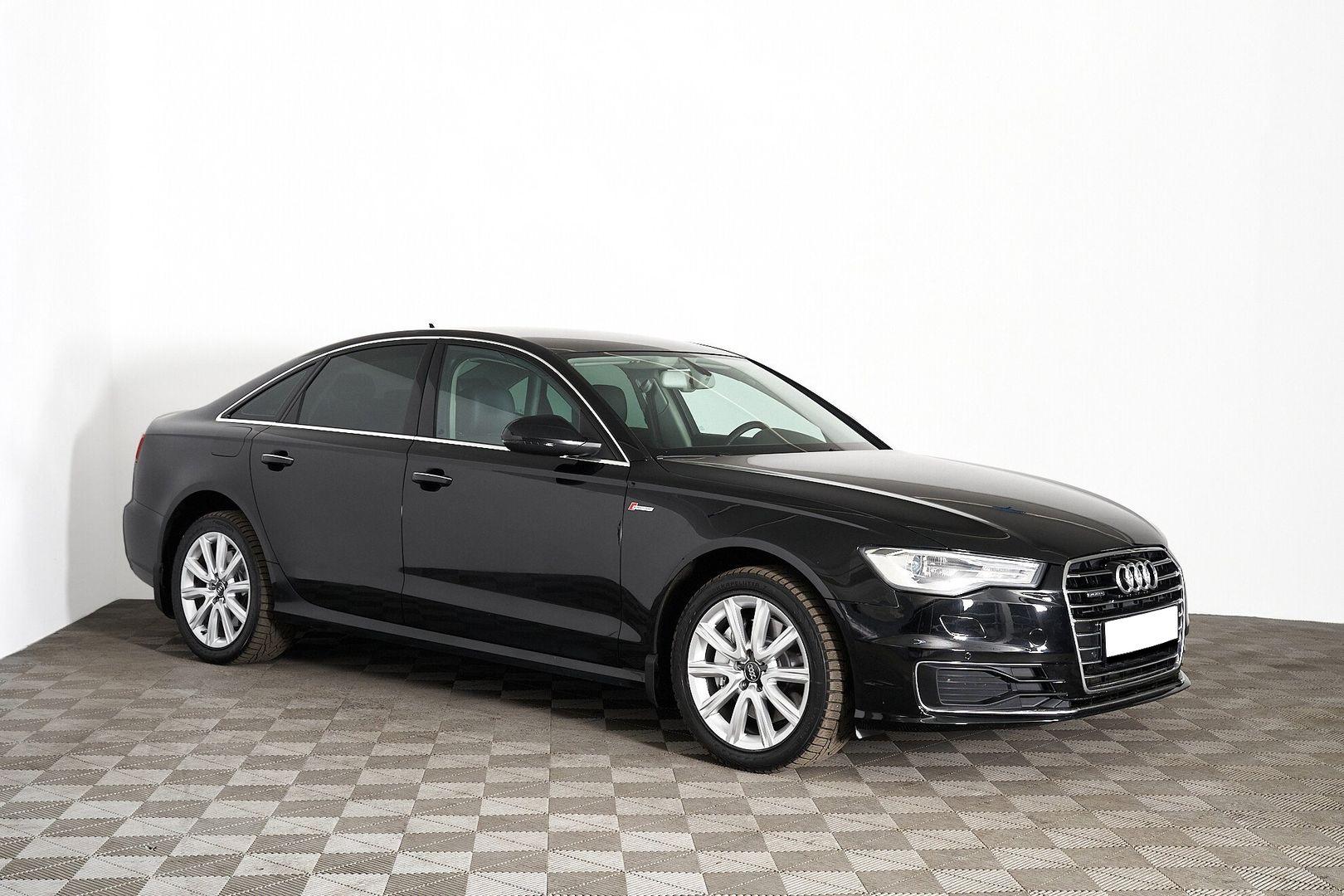Audi A6 2017, черный