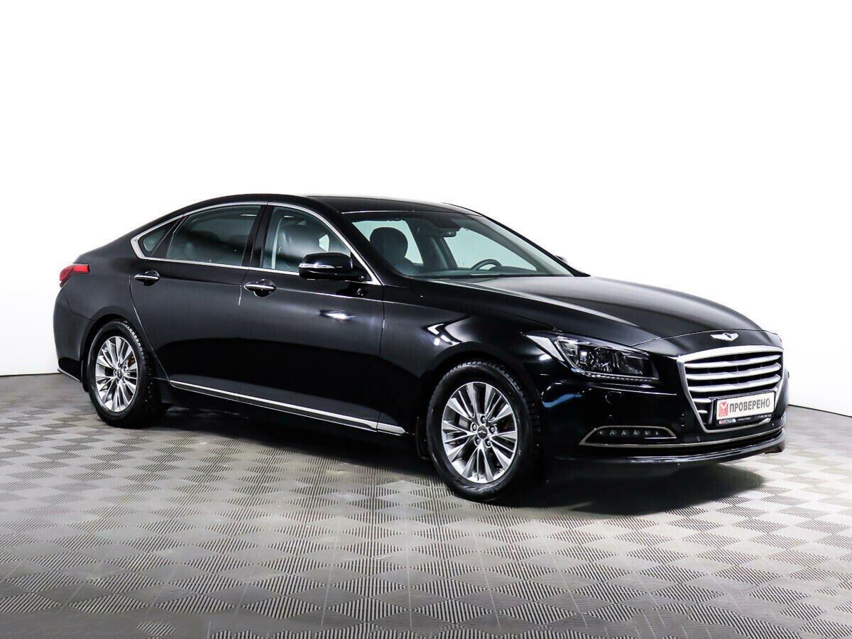 Hyundai Genesis 2014, черный