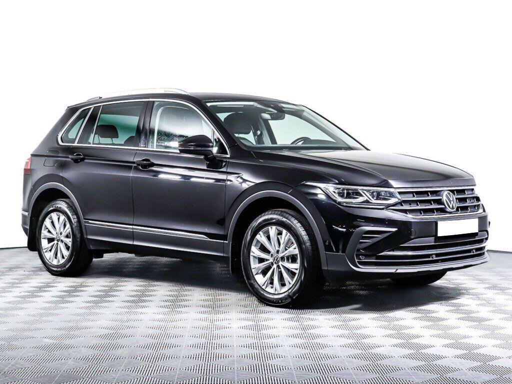 Volkswagen Tiguan 2021, черный