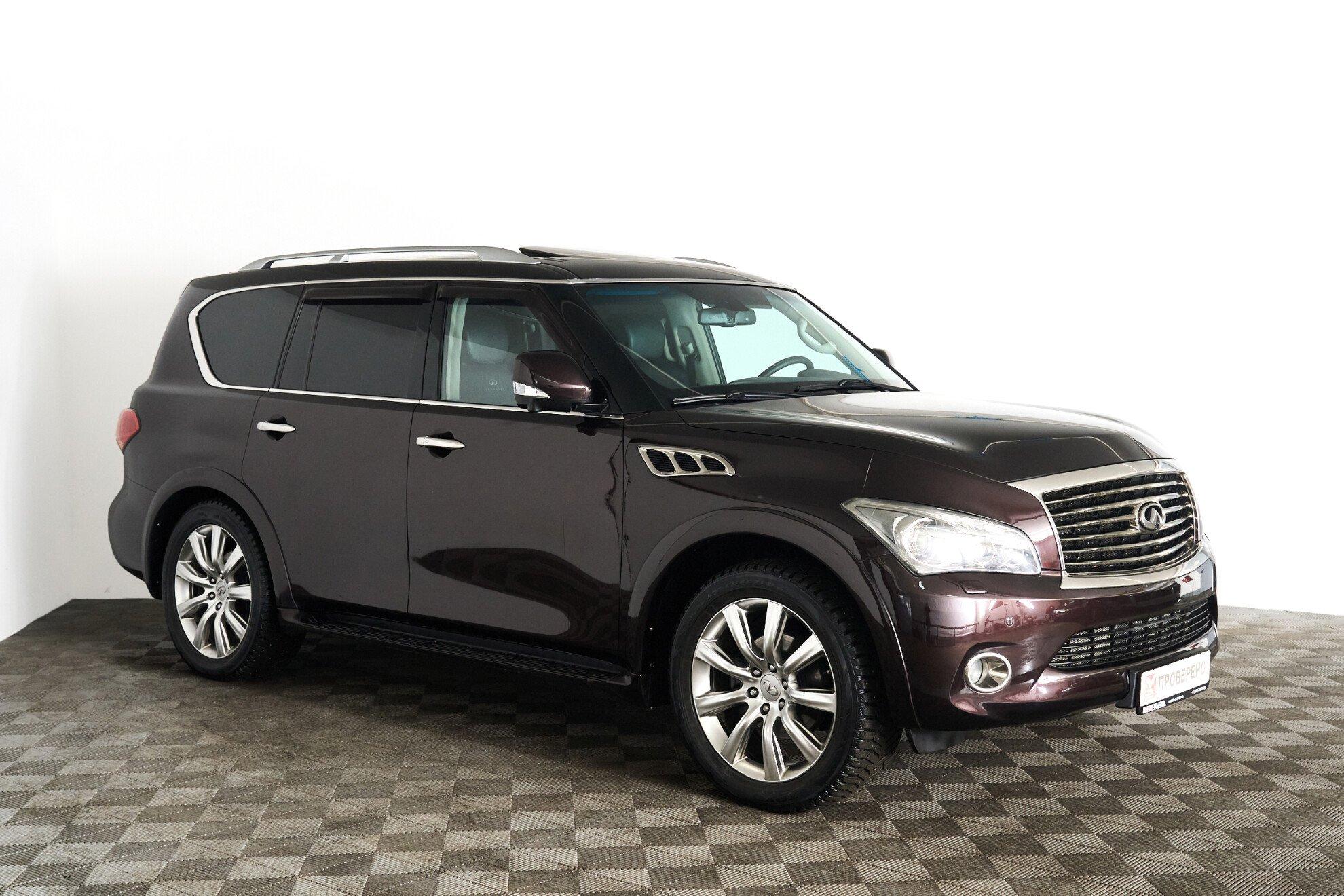 Infiniti QX80 2013, пурпурный