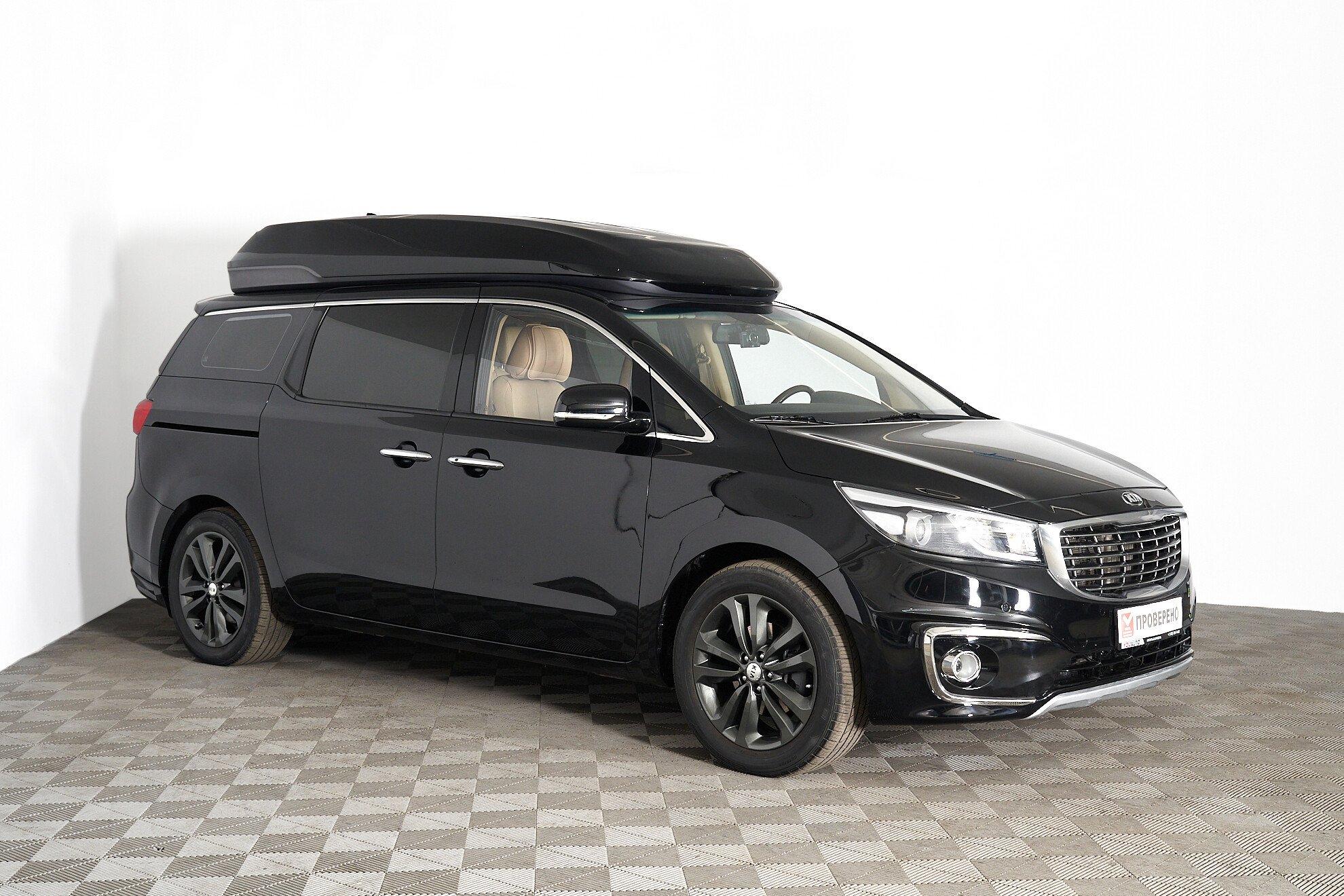 Kia Carnival 2016, черный